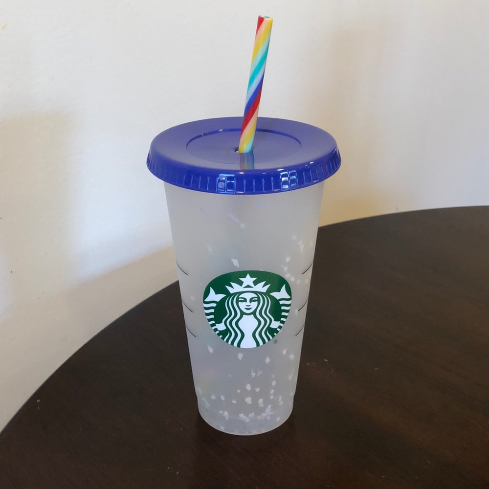 Confetti color changing Starbucks cup